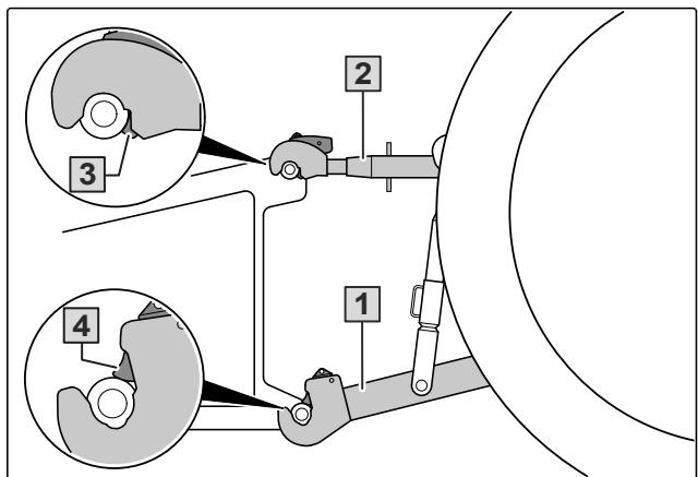 AMAZONE CatrosXL 3003 - Accoupler le bâti d'attelage à trois points - 1