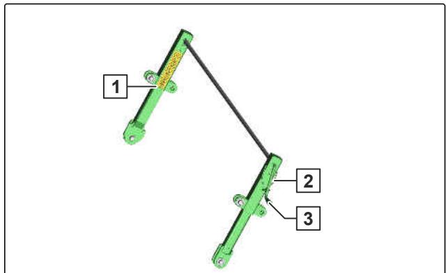 AMAZONE CatrosXL 3503 - Réglage manuel de la profondeur de travail de la herse-étrille - 1
