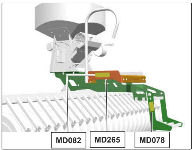 AMAZONE CatrosXL 4003 - Positions des pictogrammes d'avertissement - 2
