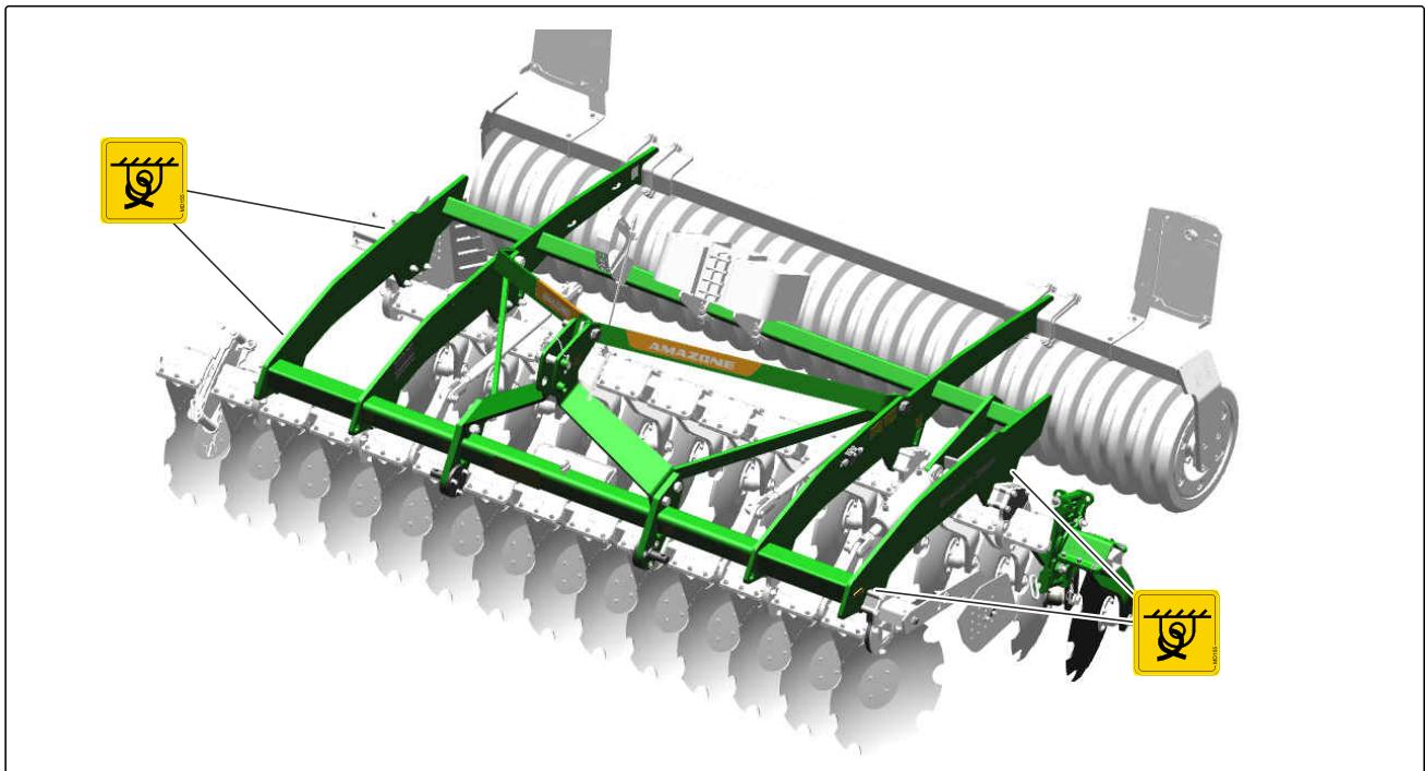 AMAZONE CatrosXL 4003 - Arrimer la machine - 1
