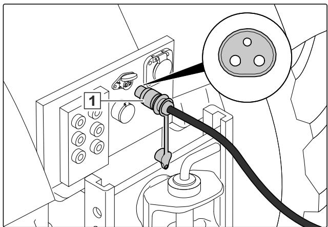 AMAZONE Catros 6003-2 - Brancher l'alimentation en tension du graissage central - 1