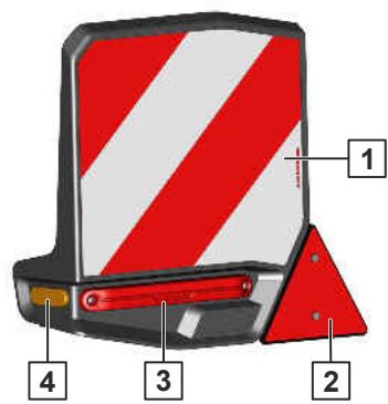 AMAZONE Catros 6003-2 - Éclairage arrêté et signalisation - 1
