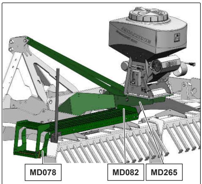 AMAZONE Catros 5003-2 - Positions des pictogrammes d'advertisement - 4