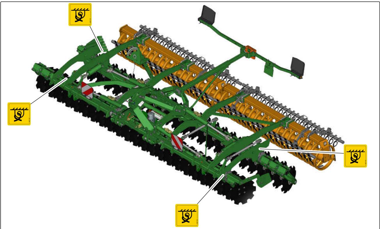 AMAZONE Catros 5003-2 - Arrimer la machine - 1