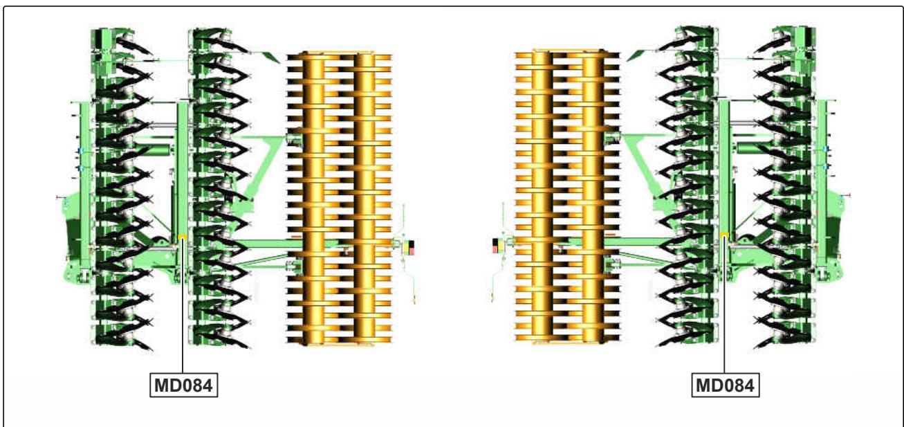 AMAZONE Catros 7003-2 - Positions des pictogrammes d'advertisement - 2