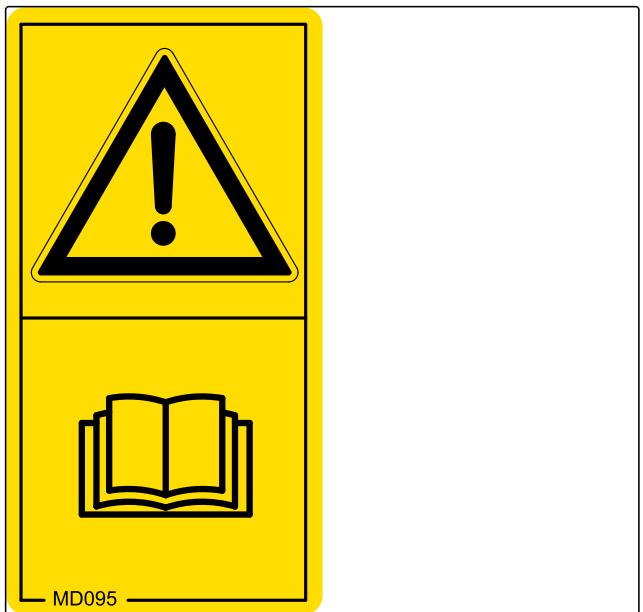 AMAZONE Cenio 3000 - notice d'utilisationRisque d'accident par le non-respect des consignes figurant dans la notice d'utilisation - 1