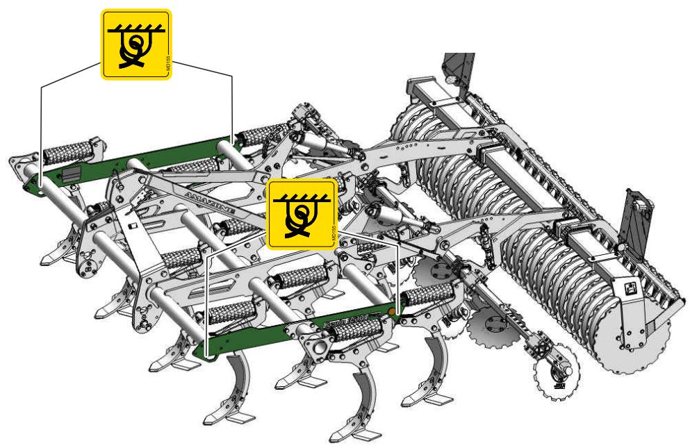 AMAZONE Cenio 3500 - Arrimer la machine - 1