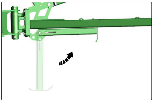 AMAZONE Catros 7003-2TS - Relever la béquille - 1