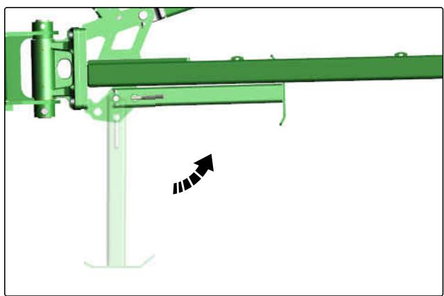 AMAZONE Catros 6003-2TS - Relever la béquille - 1