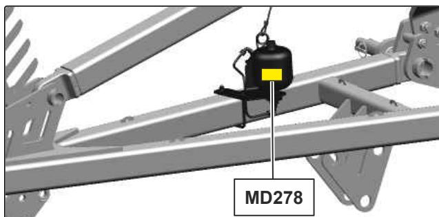 AMAZONE Catros 6003-2TS - Positions des pictogrammes d'advertisement - 6