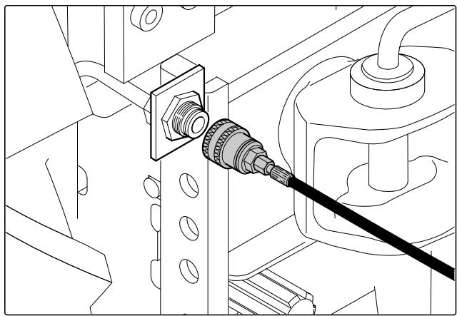 AMAZONE CatrosXL 6003-2TS - Découpler le système de freinage hydraulique à une conduite - 1