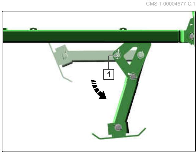 AMAZONE CatrosXL 6003-2TS - Abaisser la bequille - 1