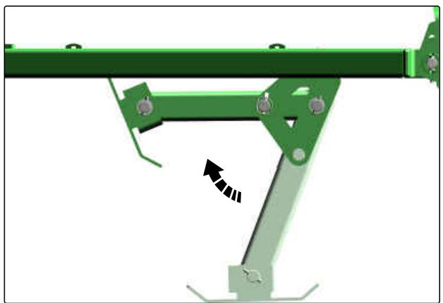 AMAZONE CatrosXL 6003-2TS - 6.2.7.2.3Relever la béquille - 1