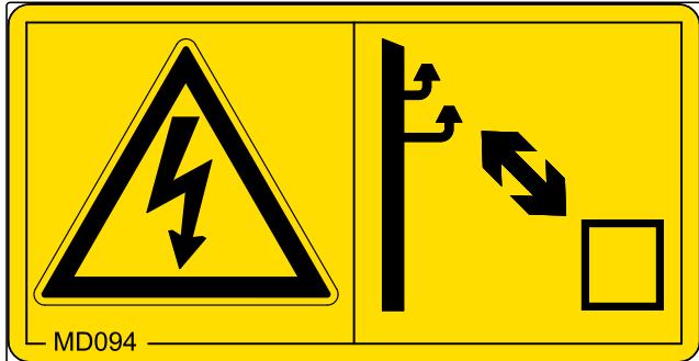 AMAZONE CatrosXL 6003-2TS - notice d'utilisationRisque d'accident par le non-respect des consignes figurant dans la notice d'utilisation - 1