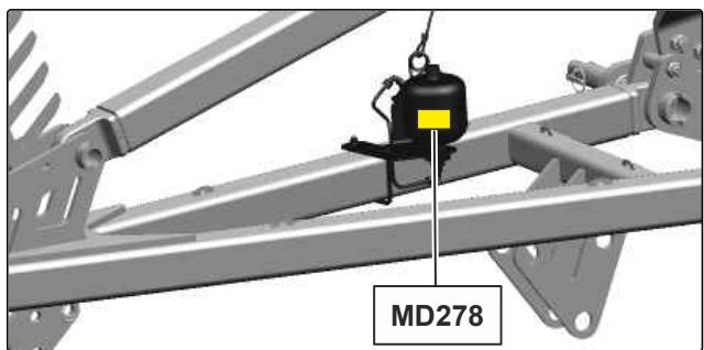 AMAZONE CatrosXL 6003-2TS - Positions des pictogrammes d'advertisement - 6