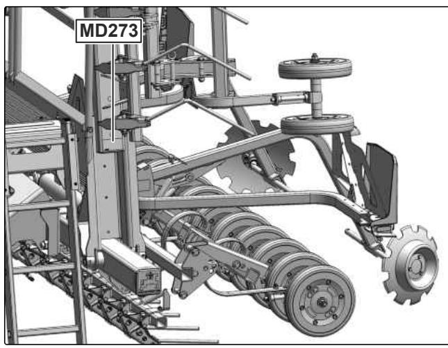 AMAZONE Primera DMC 6000-2 - Positions des pictogrammes d'ajretissement - 9