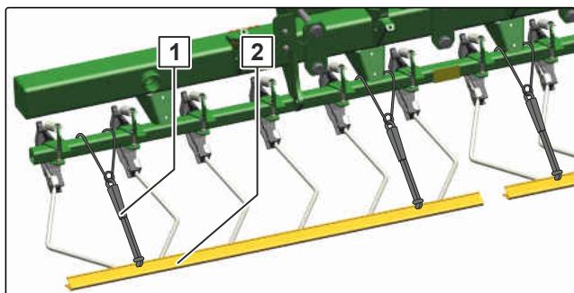 AMAZONE Primera DMC 6000-2 - Montage les barres de sécurité routière sur le recouvreur FlexiDoigts - 1