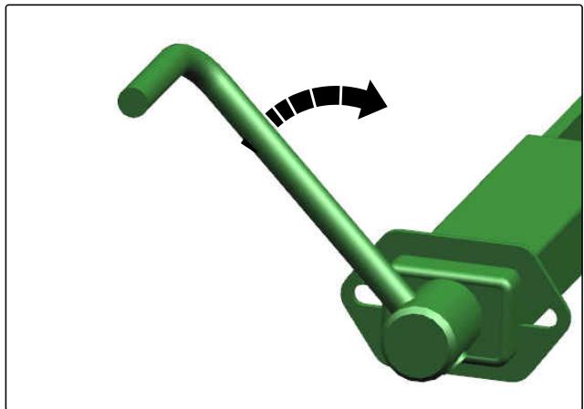AMAZONE Primera DMC 6000-2 - Serrer le frein de stationnement - 1