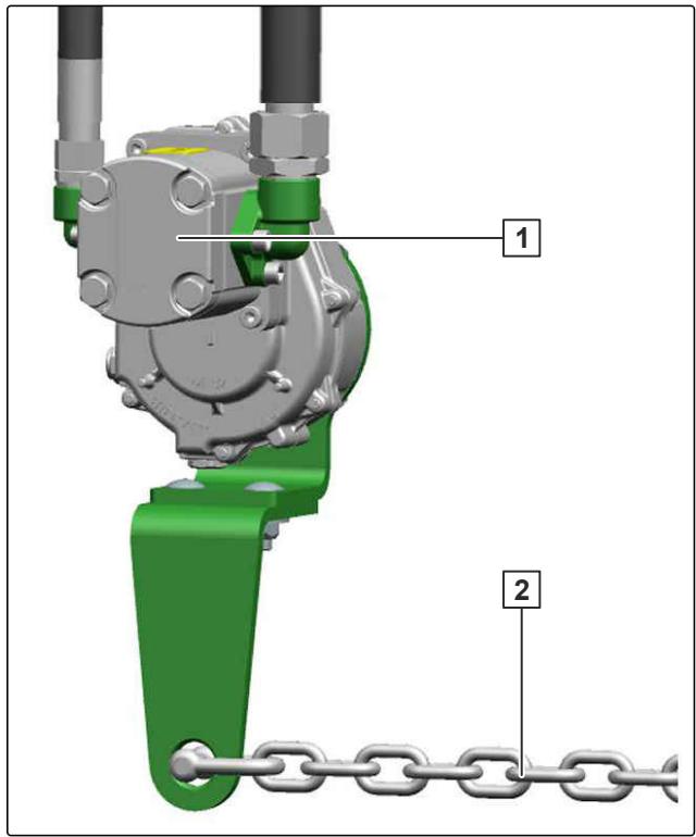 AMAZONE Primera DMC 6000-2 - Débranchement de la pompe hydraulique - 1