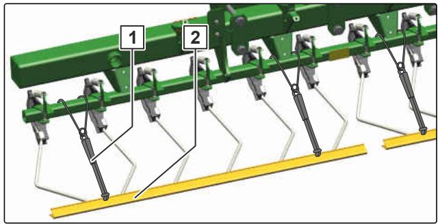 AMAZONE Primera DMC 6000-2 - Retrait des barres de sécurité routière - 1
