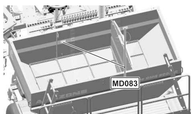 AMAZONE Primera DMC 6000-2 - Positions des pictogrammes d'ajretissement - 6