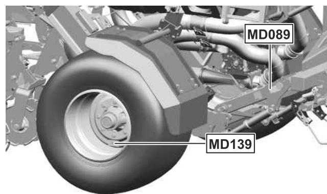 AMAZONE Primera DMC 6000-2 - Positions des pictogrammes d'ajretissement - 8