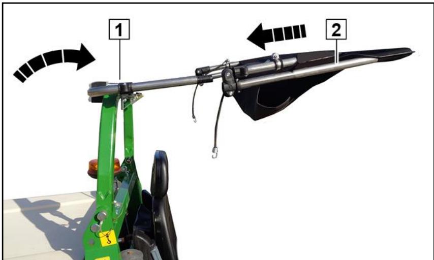 AMAZONE PH-1250 zDrive - Poser la bache de protection contre les intempéries - 1