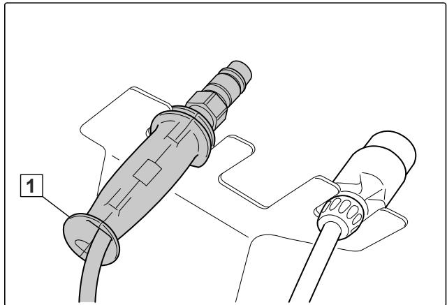 AMAZONE ZG-TX 9000 Super - Découpler les flexibles hydrauliques - 2