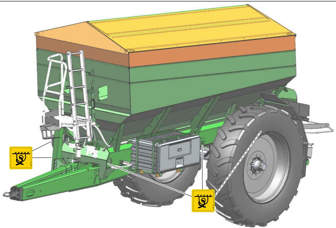 AMAZONE ZG-TX 9000 Special - Arrimer la machine - 1