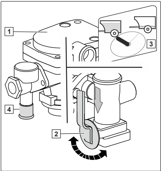 AMAZONE ZG-TX 11200 Super - La valve de freinage peut varier d'une machine à l'autre : - 1