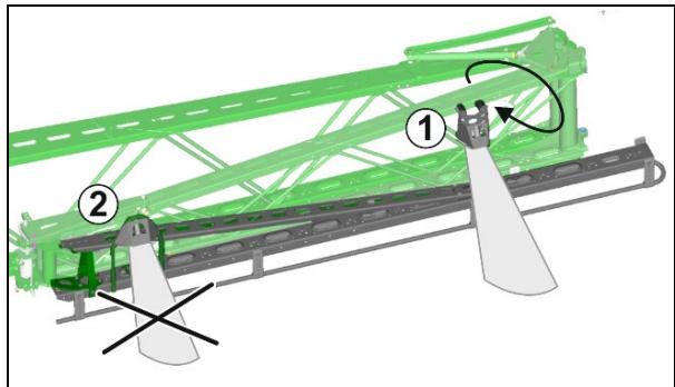 AMAZONE UX 7601 Super - Capteurs sur la rampe : - 1