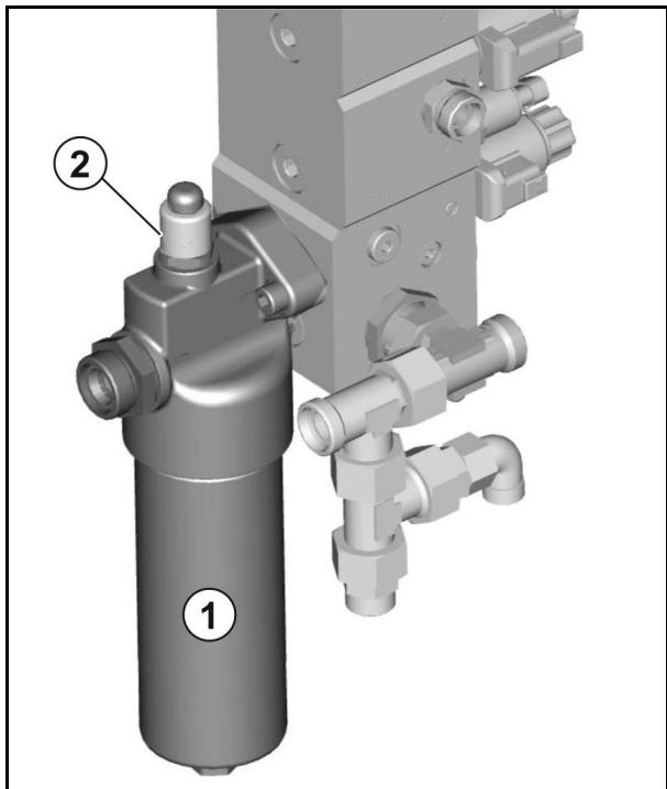 AMAZONE UX 7601 Super - Dépressuriser d'abord le circuit hydraulique - 1