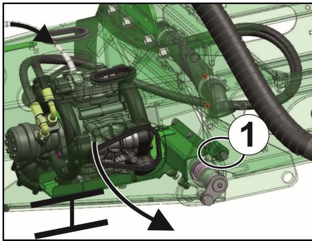 AMAZONE UX 7601 Super - Pompe à eau de rincege pivotante - 1