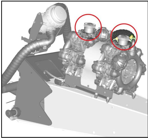 AMAZONE UX 7601 Super - Contrôle du niveau d'huile - 2
