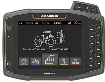 AMAZONE UX 7601 Super - Terminal de commande ISOBUS dans le tracteur - 2