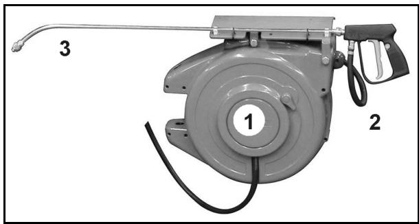 AMAZONE UX 7601 Super - Dispositif de lavage extérieur (option) - 1