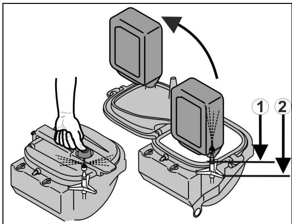 AMAZONE UX 7601 Super - Nettoyer la cuve d'incorporation : - 5