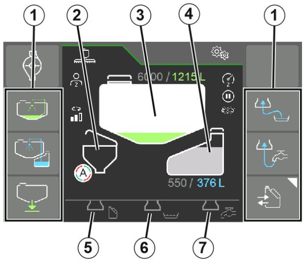 AMAZONE UX 7601 Super - Menu Travail - 4