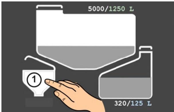 AMAZONE UX 7601 Super - Menu Cuve d'incorporation - 1