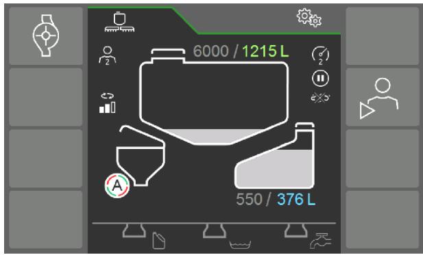 AMAZONE UX 7601 Super - Menu Travail - 3