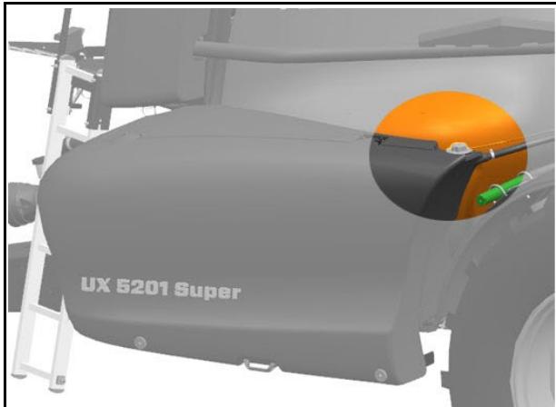 AMAZONE UX 8601 Super - Réservoir d'eau de rinceage - 2