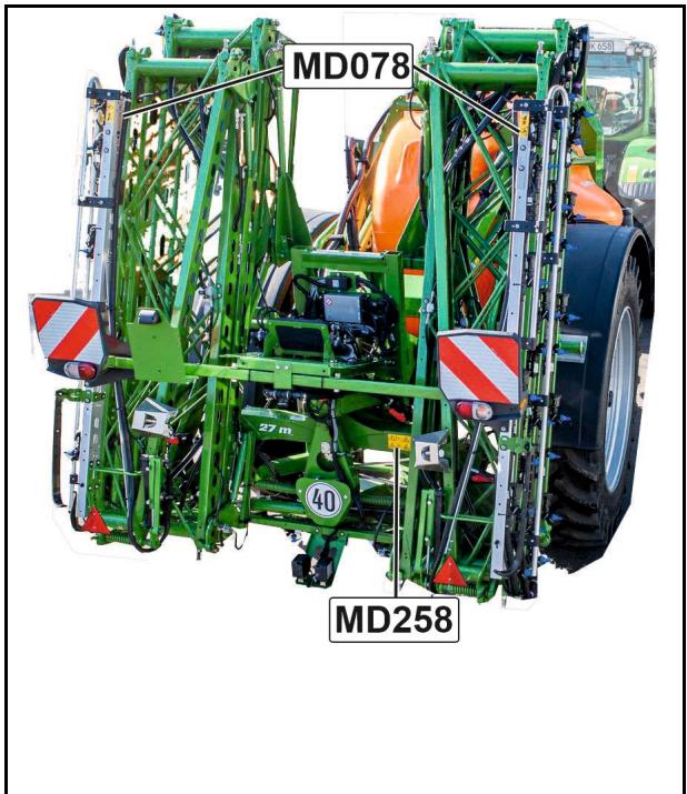 AMAZONE UX 3200 Special - Pictogrammes d'avertissement - 2