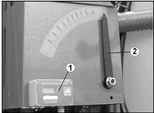 AMAZONE UX 4200Special - Indicateur de niveau de replissage sur la machine - 1