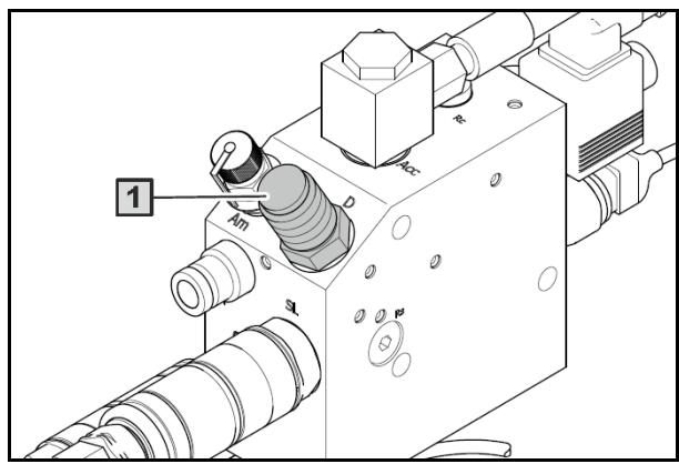 AMAZONE UX 4200Special - Découpler le système hydraulique de freinage à deux conduites - 1