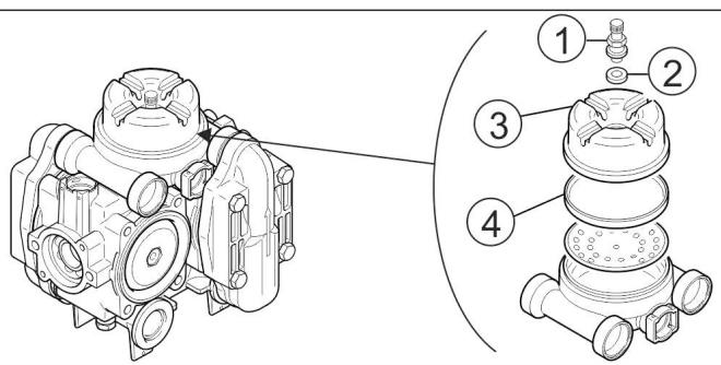 AMAZONE UX 4200Special - Vérification et remplacement de la membrane de l'accumulateur de pression (travail en atelier) - 2