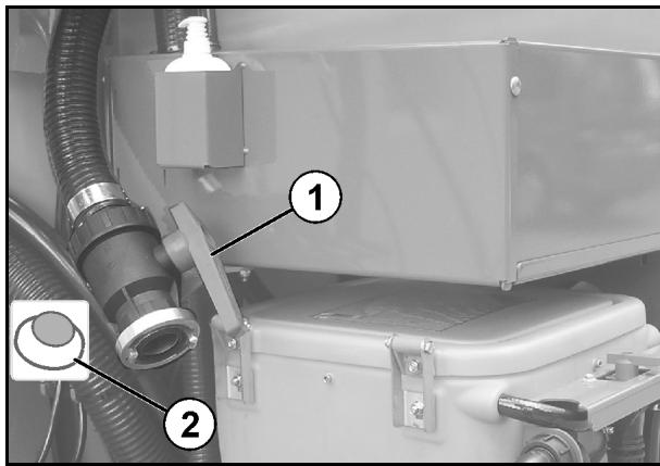 AMAZONE UX 4200Special - Raccord de replissage pour le replissage sous pression de la cuve à bouillie (option) - 2