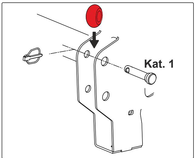AMAZONE IceTiger - Adapter le bâti d'attelage à 3 points pour la catégorie d'attelage 1 - 2