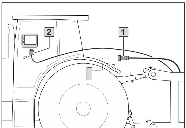 AMAZONE IceTiger S - Connecter l'ISOBUS ou l'ordinateur de commande - 1
