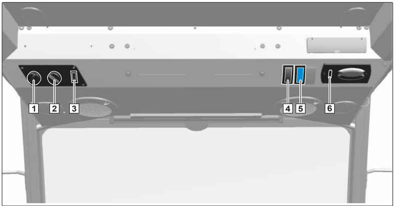 AMAZONE Profihopper 1500 SmartLine - Éléments de commande dans la cabine - 1