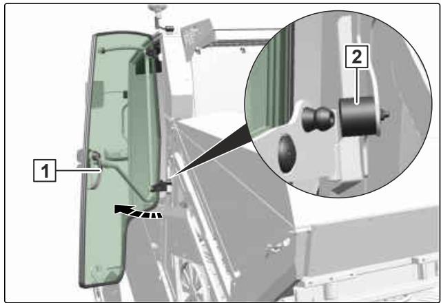 AMAZONE Profihopper 1500 SmartLine - Ouvrir et fermer les portes pour les opérations de maintenance - 3